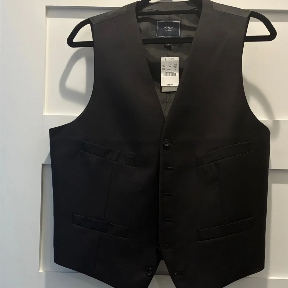J.Crew men’s wool vest NWT